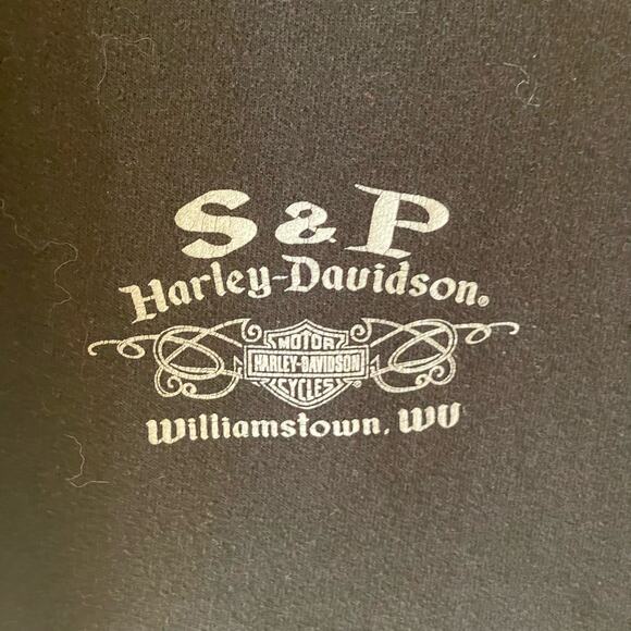 Harley Davidson S full zip hoodie biker motorcycle black red Williamstown, WV - Picture 8 of 8